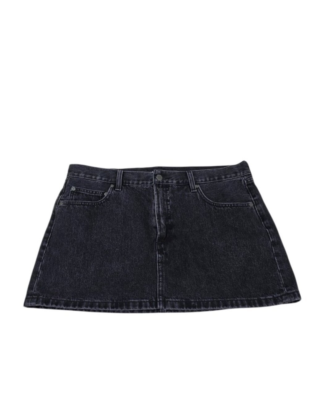 Aritzia Denim Forum The 90's Ricci Skirt, Mini, Denim, Cotton, Size 32